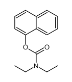 naphthalen-1-yl N,N-diethylcarbamate Structure