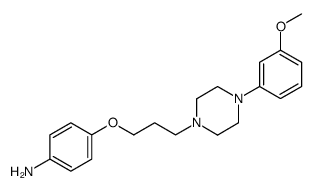 1-(4-aminophenoxy)-3-(N1-(N4-(3-methoxyphenyl)piperazinyl))propane结构式