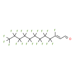 (2Z)-3,4,4,5,5,6,6,7,7,8,8,9,9,10,10,11,11,12,12,12-Icosafluoro-2-dodecenal Structure