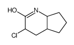 3-chloro-1,3,4,4a,5,6,7,7a-octahydrocyclopenta[b]pyridin-2-one结构式