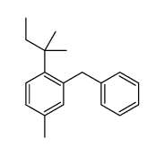 2-benzyl-4-methyl-1-(2-methylbutan-2-yl)benzene Structure