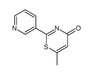 6-methyl-2-pyridin-3-yl-1,3-thiazin-4-one Structure