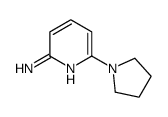 6-吡咯烷-1-基-吡啶-2-胺结构式