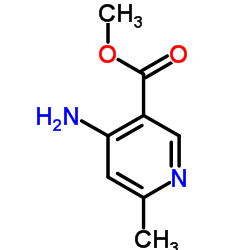 4-AMINO-6-METHYL-NICOTINIC ACID METHYL ESTER Structure