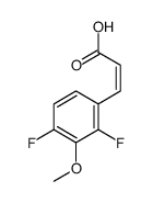 2,4-DIFLUORO-3-METHOXYCINNAMIC ACID picture