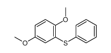 1,4-dimethoxy-2-phenylsulfanylbenzene Structure