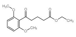 ETHYL 5-(2,6-DIMETHOXYPHENYL)-5-OXOVALERATE结构式