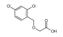 2-[(2,4-dichlorophenyl)methoxy]acetic acid结构式