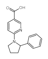 6-(2-phenylpyrrolidin-1-yl)pyridine-3-carboxylic acid图片