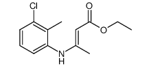 ethyl 3-((3-chloro-2-methylphenyl)amino)but-2-enoate Structure