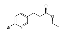 ethyl 3-(6-bromopyridin-3-yl)propanoate structure