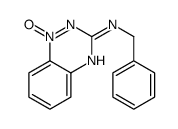 N-benzyl-1-oxido-1,2,4-benzotriazin-1-ium-3-amine结构式