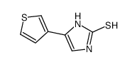 4-thiophen-3-yl-1,3-dihydroimidazole-2-thione Structure