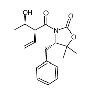 (S)-4-benzyl-3-((S)-2-((R)-1-hydroxyethyl)but-3-enoyl)-5,5-dimethyloxazolidin-2-one Structure