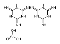 sulfurous acid,1,3,5-triazine-2,4,6-triamine Structure