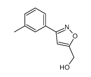 [3-(3-Methylphenyl)-1,2-oxazol-5-yl]methanol结构式