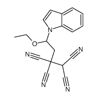 4-ethoxy-4-indol-1-ylbutane-1,1,2,2-tetracarbonitrile结构式