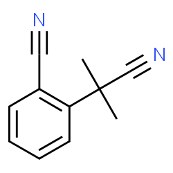 2-(2-Cyanopropan-2-yl)benzonitrile Structure