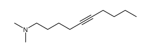 dec-5-ynyl-dimethyl-amine结构式