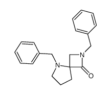 2,5-Dibenzyl-2,5-diazaspiro[3.4]octan-1-one Structure