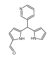 1-formyl-5-(3-pyridyl)dipyrromethane结构式