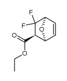 endo-2-carboethoxy-3,3-difluoro-7-oxabicyclo[2.2.1]hept-5-ene Structure