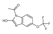 3-acetyl-6-(trifluoromethoxy)-1H-benzimidazol-2-one Structure