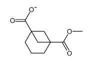 5-methoxycarbonylbicyclo[3.1.1]heptane-1-carboxylate structure