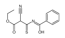 ethyl 3-benzamido-2-cyano-3-sulfanylidenepropanoate Structure