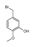 5-(bromomethyl)-2-methoxyphenol结构式