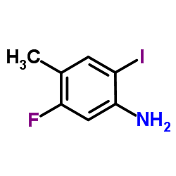 5-Fluoro-2-iodo-4-methylaniline Structure