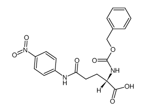 N2-((benzyloxy)carbonyl)-N5-(4-nitrophenyl)-L-glutamine Structure