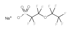 sodium,1,1,2,2-tetrafluoro-2-(1,1,2,2,2-pentafluoroethoxy)ethanesulfonate Structure