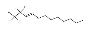 (E)-1-(pentafluoroethyl)-1-decene结构式