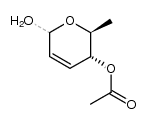 4-O-Acetyl-2,3,6-trideoxy-L-erythro-hex-2-enopyranose Structure