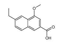 6-Ethyl-4-methoxy-2-naphthoic acid结构式