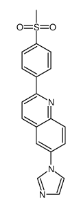 [6-(1H-imidazol-1-yl)-2-(4-methanesulfonylphenyl)]quinoline Structure