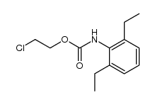 2-chloroethyl (2,6-diethylphenyl)carbamate Structure