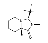 (3R,8aS)-3-(tert-butyl)-2,8a-dimethylhexahydroimidazo[1,5-a]pyridin-1(5H)-one Structure