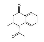 1-乙酰基-2-甲基-2,3-二氢喹啉-4(1H)-酮结构式