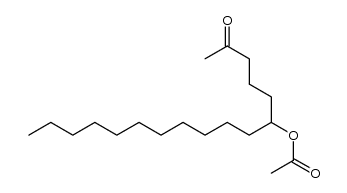 6-acetoxy-2-oxoheptadecane Structure