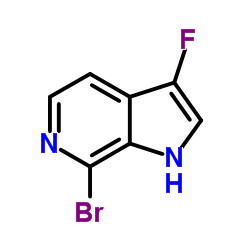 7-Bromo-3-fluoro-1H-pyrrolo[2,3-c]pyridine Structure