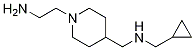 [1-(2-AMino-ethyl)-piperidin-4-ylMethyl]-cyclopropyl-Methyl-aMine结构式