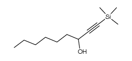 rac-1-(trimethylsilyl)-1-nonyn-3-ol结构式