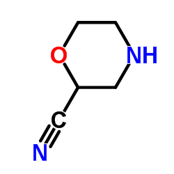 2-Morpholinecarbonitrile Structure