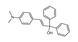 3t-(4-dimethylamino-phenyl)-1,1-diphenyl-allyl alcohol结构式