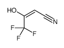 4,4,4-trifluoro-3-hydroxybut-2-enenitrile结构式