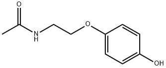 N-[2-(4-羟基苯氧基)乙基]乙酰胺结构式