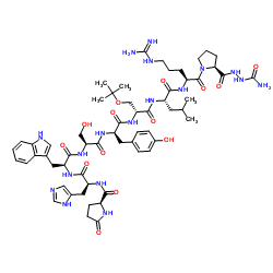 (D-Tyr5,D-Ser(tBu)6,AzaGly10)-LHRH结构式
