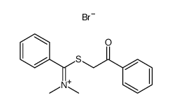 N,N-dimethyl-S-phenacylthiobenzimidium bromide结构式